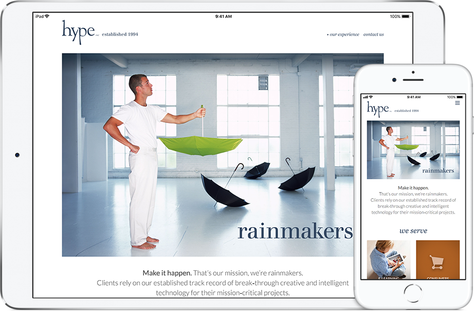 The site&rsquo;s single‐column layout makes scaling easy and caters to user priorities. While larger screens display a colorful hero image, smaller phone screens have information and navigation above the fold.